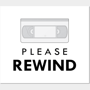 Please Rewind - Vintage VHS Posters and Art